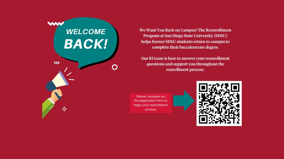 providing information for students who want to return